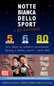 NOTTE BIANCA DELLO SPORT